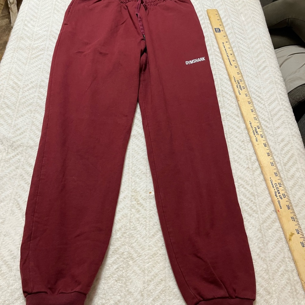 Gymshark Maroon Joggers Men’s Small